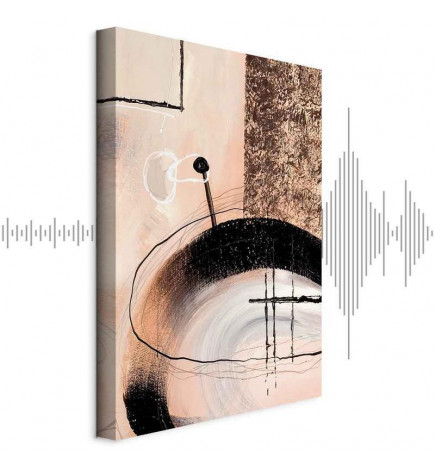 Tablou - Art of Shapes (1-part) - Hand-Painted Abstract Artwork