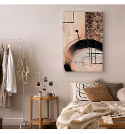 Tablou - Art of Shapes (1-part) - Hand-Painted Abstract Artwork