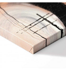 Tableau - Art of Shapes (1-part) - Hand-Painted Abstract Artwork