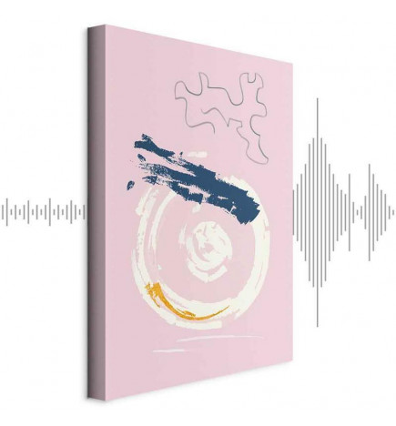 Cuadro - Pink Accent (1 Part) Vertical