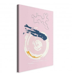 Leinwandbild - Pink Accent (1 Part) Vertical