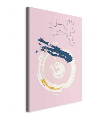 Schilderij - Pink Accent (1 Part) Vertical