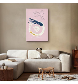 Cuadro - Pink Accent (1 Part) Vertical