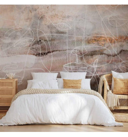 Wall Mural - Penetrating Faces