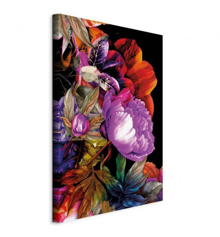 Cuadro - Nature in Summer Hues (1-part) - Flower Garden of Inspiration