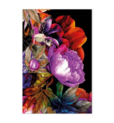 Cuadro - Nature in Summer Hues (1-part) - Flower Garden of Inspiration