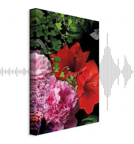 Quadro - Floral Symphony (1 Part) Vertical