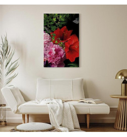 Canvas Print - Floral Symphony (1 Part) Vertical