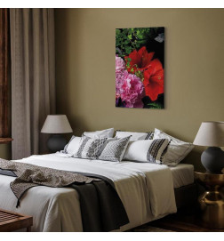 Canvas Print - Floral Symphony (1 Part) Vertical
