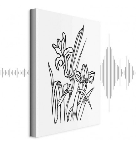 Tablou - Love Irises (1 Part) Vertical