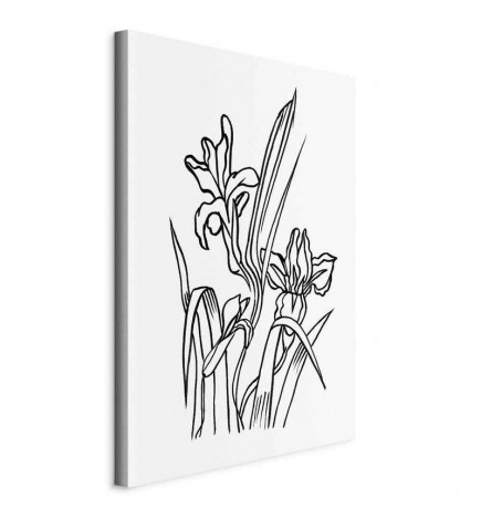 Tablou - Love Irises (1 Part) Vertical