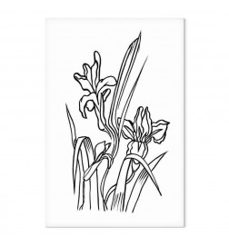 Taulu - Love Irises (1 Part) Vertical