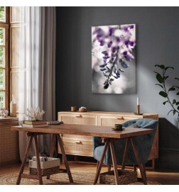 Canvas Print - Violet Ringtones (1 Part) Vertical