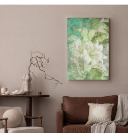 Canvas Print - Green Breath (1 Part) Vertical