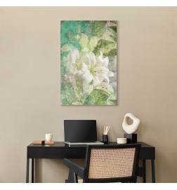 Canvas Print - Green Breath (1 Part) Vertical