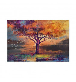 Leinwandbild - Autumn Sketches (1 Part) Wide