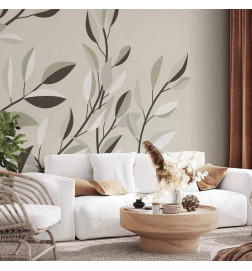 Wall Mural - Climbing Leaves - First Variant