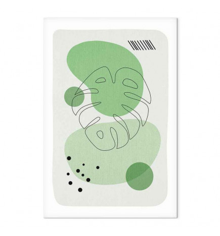 Taulu - Green Aesthetics of Monstera (1 Part) Vertical