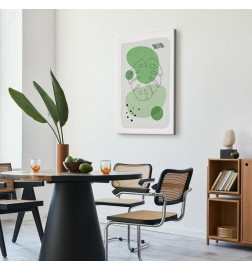 Quadro - Green Aesthetics of Monstera (1 Part) Vertical