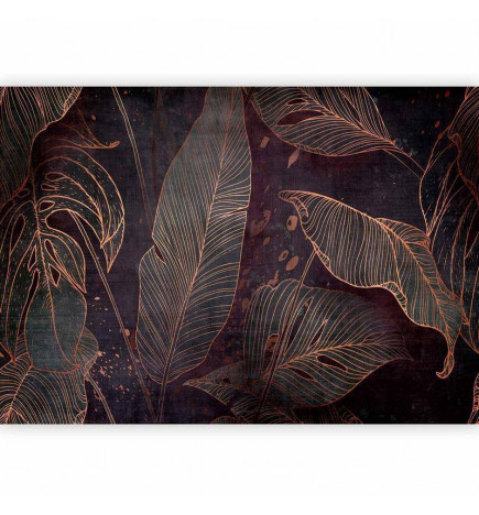 Wall Mural - In a Maze of Leaves - Third Variant