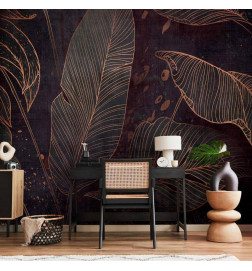 Mural de parede - In a Maze of Leaves - Third Variant