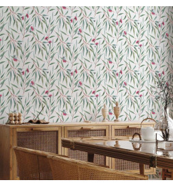 Papel pintado - Pink Flower Buds