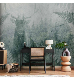 Fotomural - Deer in Ferns - Third Variant