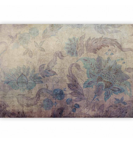 Foto tapete - Floral decorations - plant motif with ornaments in vintage style