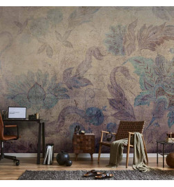 Wall Mural - Floral decorations - plant motif with ornaments in vintage style