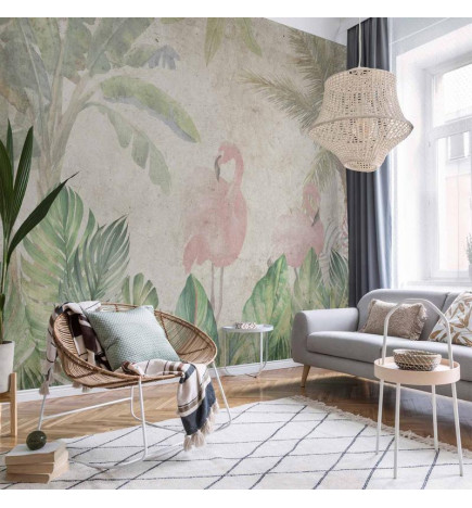 Fotobehang - Birds in the Jungle