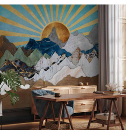 Fotobehang - Morning in the Mountains