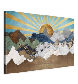 Seinapilt - Morning in the Mountains (1 Part) Wide