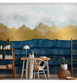 Fotobehang - Dawn in the Mountains - Second Variant