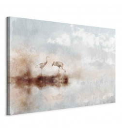 Slika - Cranes in the Morning (1 Part) Wide