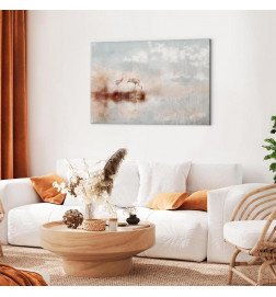 Canvas Print - Cranes in the Morning (1 Part) Wide