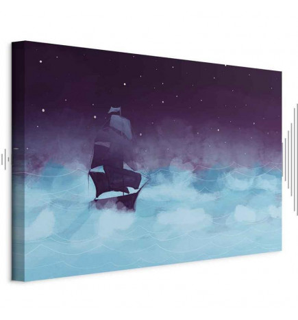 Cuadro - Night Waves (1 Part) Wide - Third Variant