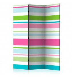 124,00 € Biombo - Bright stripes [Room Dividers]