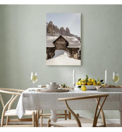 Quadro - Winter in the Dolomites (1 Part) Vertical