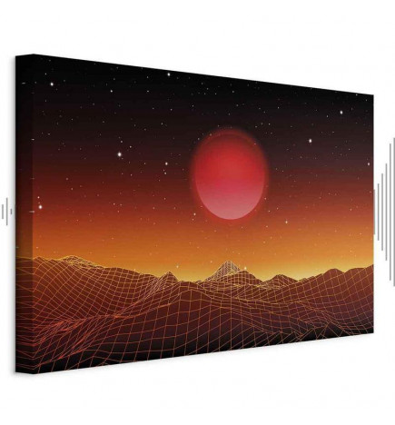 Cuadro - Futuristic landscape (1 Part) Wide