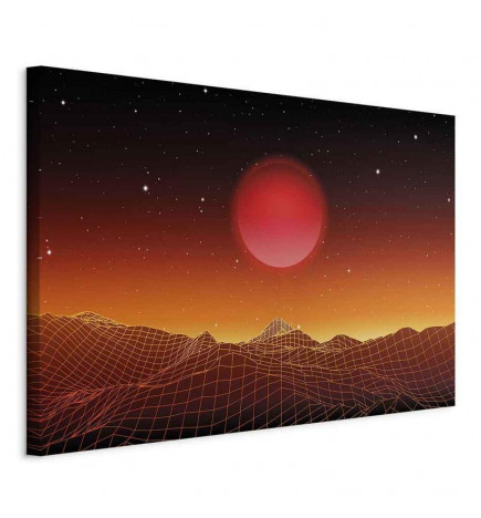 Slika - Futuristic landscape (1 Part) Wide