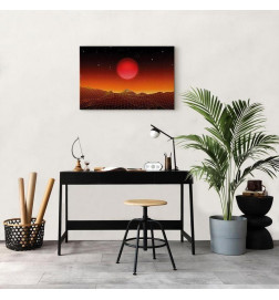 Canvas Print - Futuristic landscape (1 Part) Wide