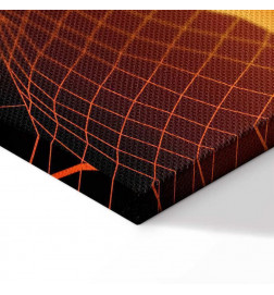 Schilderij - Futuristic landscape (1 Part) Wide