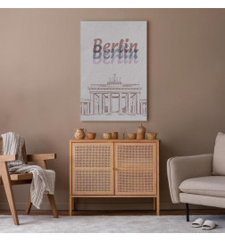 Cuadro - Berlin in Watercolours (1 Part) Vertical