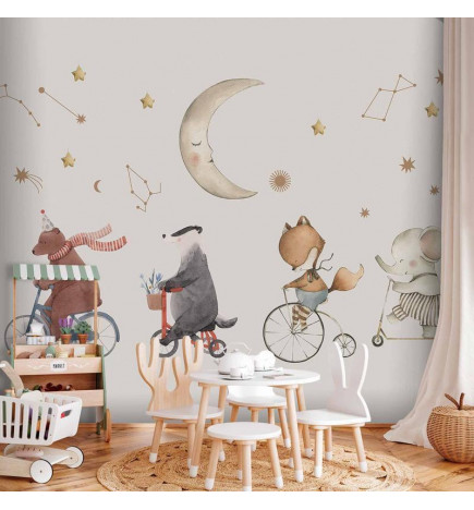 Carta da parati - Subtle Animals Among the Stars (Watercolour)