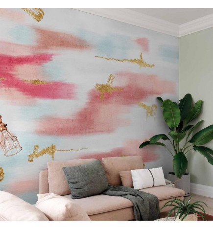 Mural de parede - Golden Reflections in the Sky