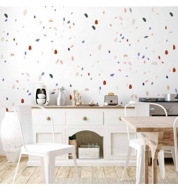 Fotomural - Classic Terrazzo on White Background