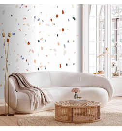 Fototapetas - Classic Terrazzo on White Background