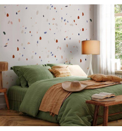 Fototapetti - Classic Terrazzo on White Background