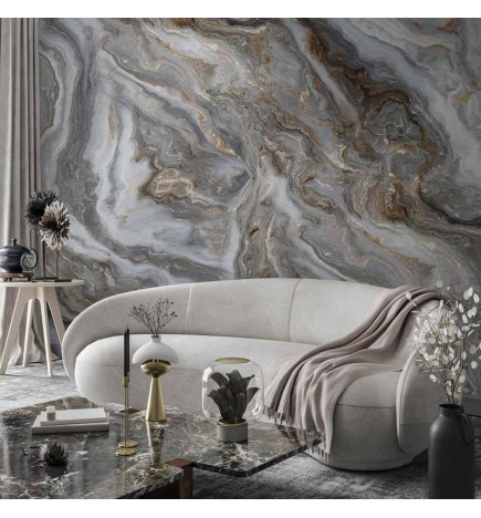 Fototapet - Stone Abstractions - Marble Textures in Neautral Tones
