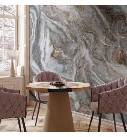 Wall Mural - Stone Abstractions - Marble Textures in Neautral Tones